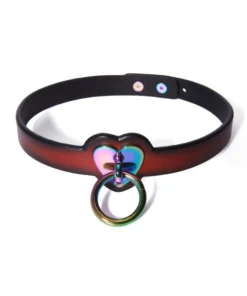 Colorful Heart Collar (Orange)