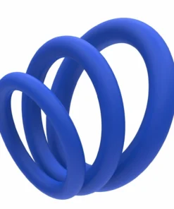 Alternative view of 3-Pack Soft Silicone Cock Rings