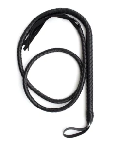 Braided Leather Single Tail Whip