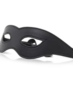 Black Leather Eye Mask