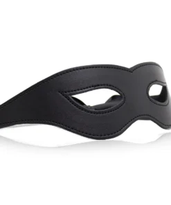 Alternative view of Black Leather Eye Mask