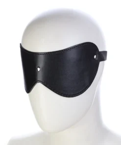 Half-Face Leather Blindfold