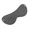 Classic Black Leather Paddle with Silver Rivets