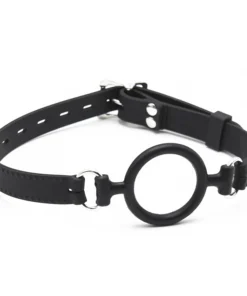 Black Silicone O-Ring Gag