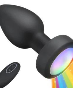 Alternative view of LED Light-Up Vibrating Anal Plug