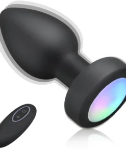 LED Light-Up Vibrating Anal Plug