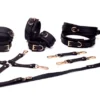 Burgundy BDSM Restraint Set（black）