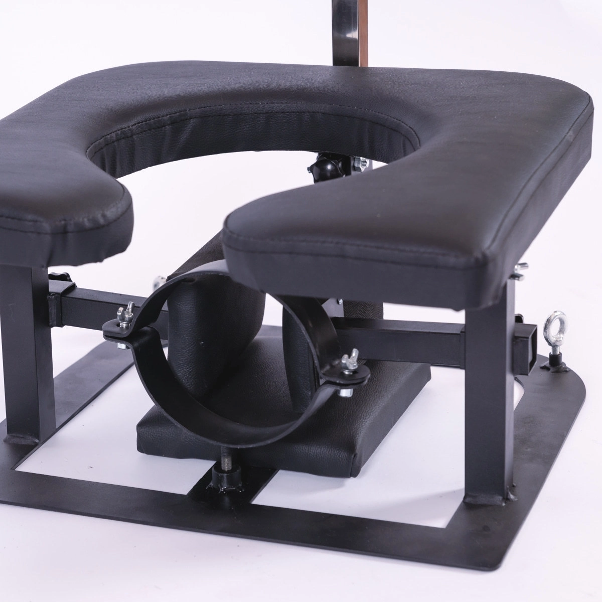 Heavy-Duty BDSM Restraint Chair with Bow - Image 3