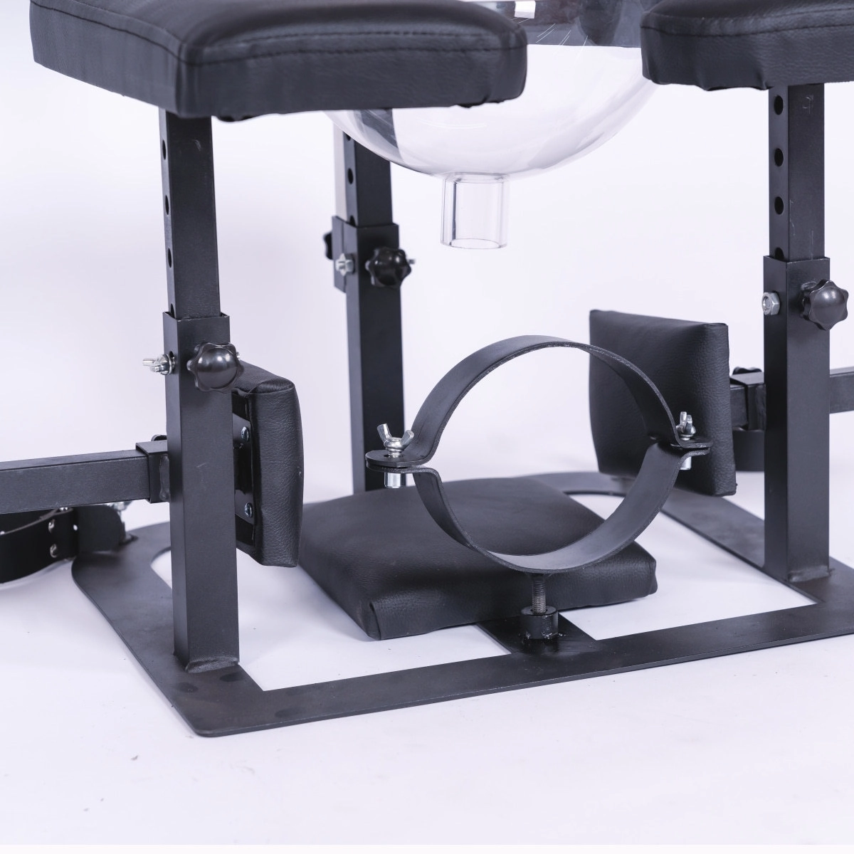 Heavy-Duty BDSM Restraint Chair with Bow - Image 7