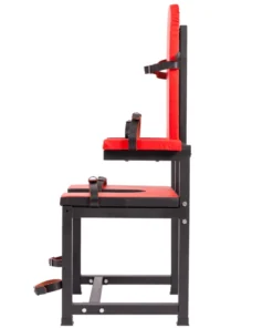 Alternative view of Professional Red Bondage Chair with Full Restraints