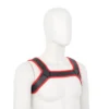 Men’s Chest Harness with Contrast Trim （Red）